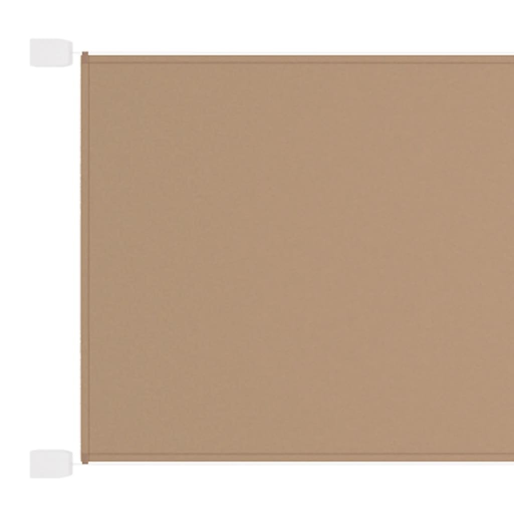 vidaXL Vertikali markizė, taupe spalvos, 60x360cm, oksfordo audinys